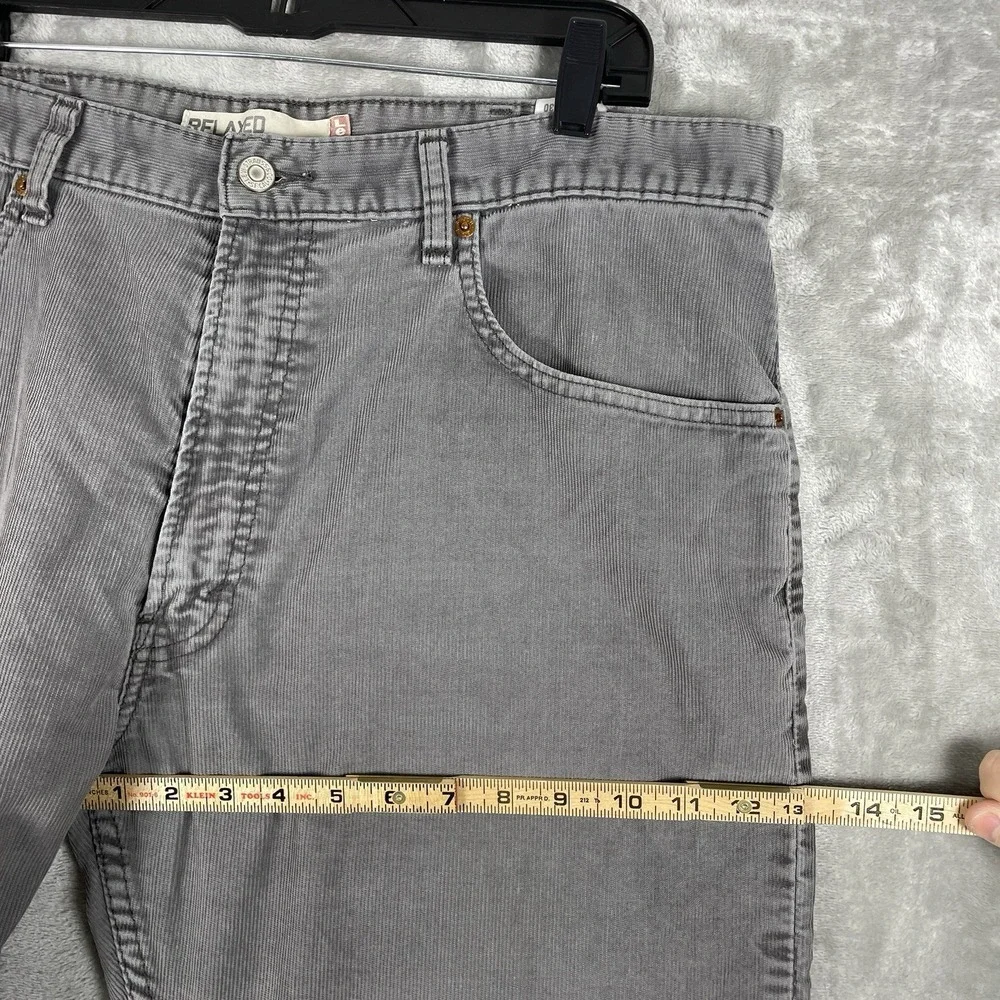 Vtg Levis 559 Corduroy Pants Mens 38x30 Distressed Y2K Brown Relaxed Straight